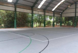 Reforma da quadra escolar