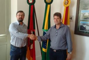 Reunião Com Prefeito Paulinho Salbego e Prefeito Gustavo Medeiros