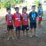 Entrega de premiação do Torneio de Pênalti.