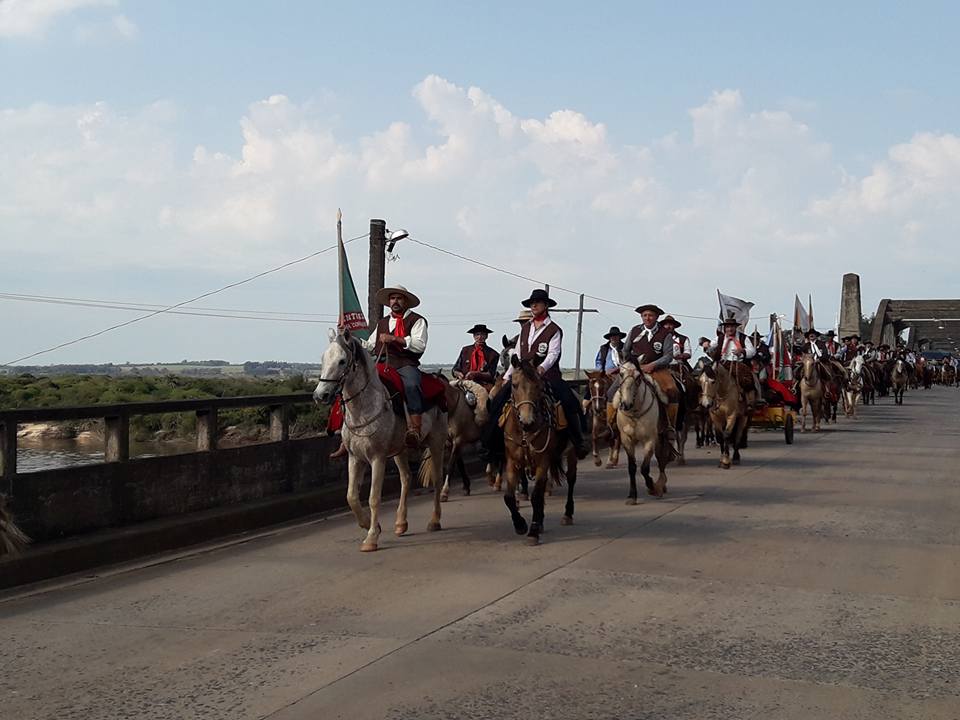 Chegada da Chama Crioula em Manoel Viana