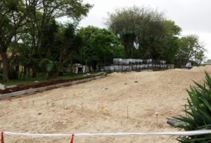 Obras na Rua Benício Guareschi