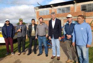 Deputado Afonso Motta Visita Manoel Viana