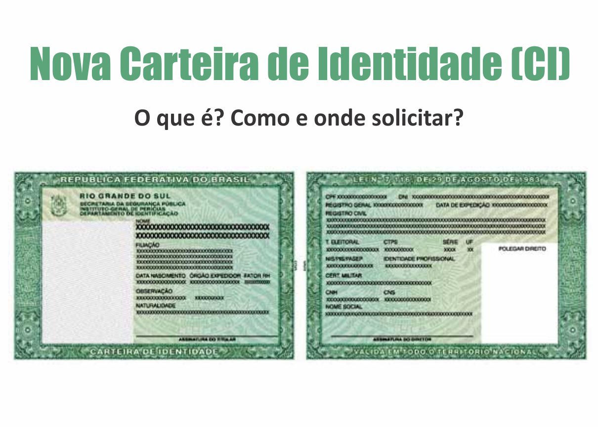Segunda via da carteira de identidade pode ser encaminhada online - GAZ -  Notícias de Santa Cruz do Sul e Região