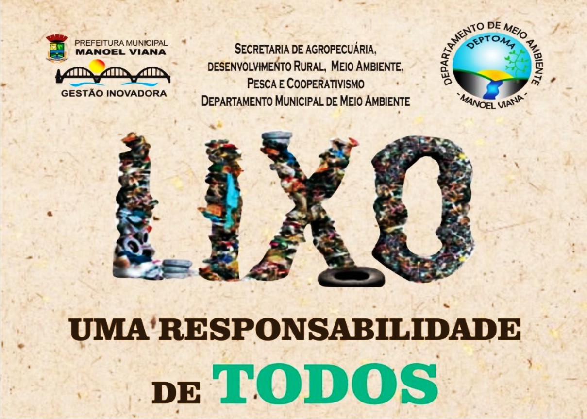 Escolas Municipais realizam Semana do Meio Ambiente através do Programa Jogue  Limpo – Prefeitura de Manoel Viana