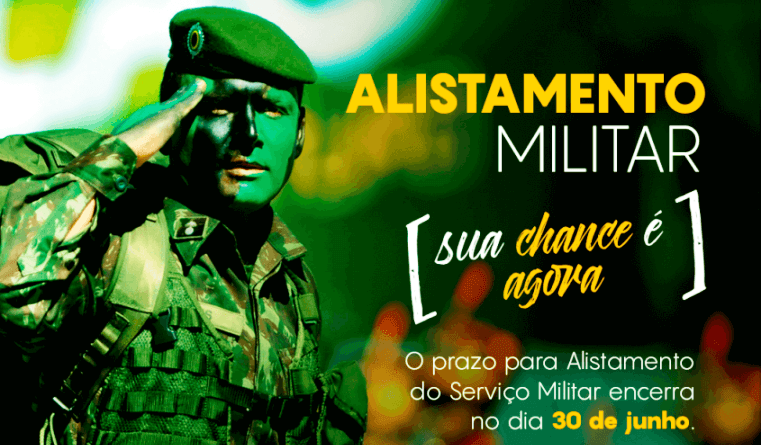 Prorrogado o prazo para alistamento militar em 2021