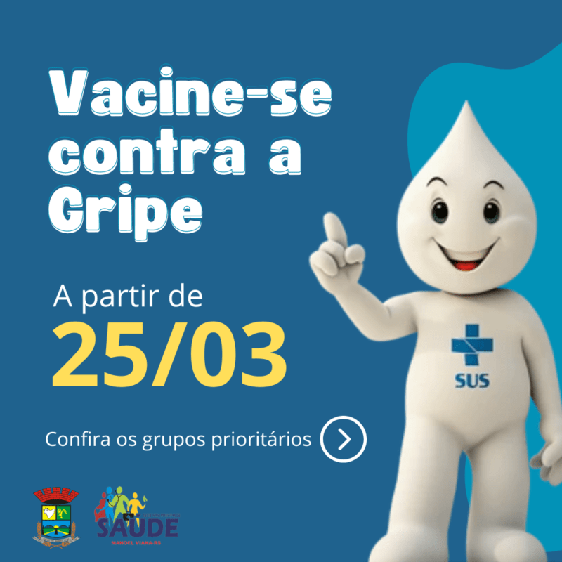 Vacinação contra Gripe inicia dia 25 de março