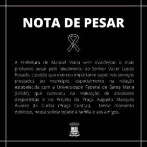 Nota de Pesar